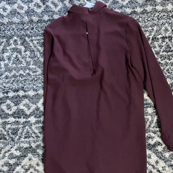 Burgundy Blouse - Picture 2 of 2